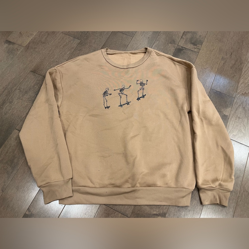 Women’s crewneck skeleton sweatshirt